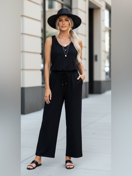 Sansara Pants - (#142)SANSARA Sleeveless Jumpsuit